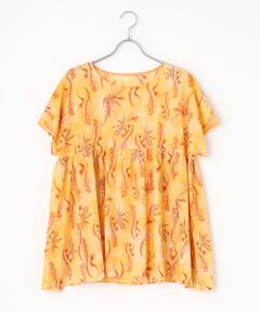 TABASA / タバサ シャツ・ブラウス | コットンローンワッシャーペイズリープリントブラウス