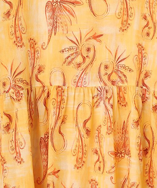 TABASA / タバサ シャツ・ブラウス | コットンローンワッシャーペイズリープリントブラウス | 詳細1