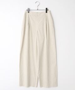 TABASA / タバサ その他パンツ | コットン/リネン ストレッチワイドパンツ