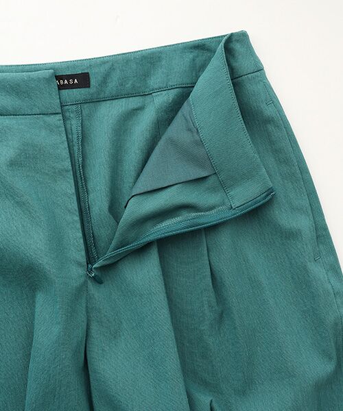TABASA / タバサ その他パンツ | コットン/リネン ストレッチワイドパンツ | 詳細5