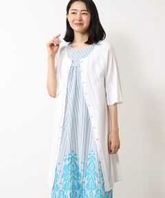 TABASA / タバサ カーディガン・ボレロ | ハイツイストコットンロングカーディガン