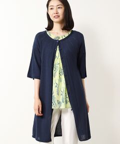 TABASA / タバサ ウールブレントニット天竺カーディガン セール】 ウールブレントニット天竺カーディガン （カーディガン