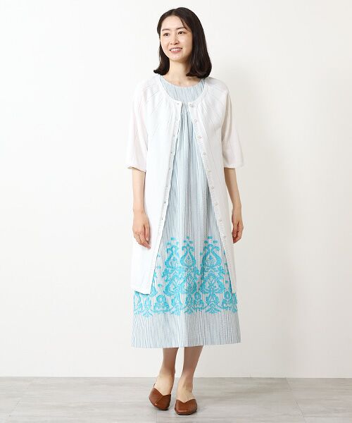 TABASA / タバサ カーディガン・ボレロ | ハイツイストコットンロングカーディガン | 詳細2