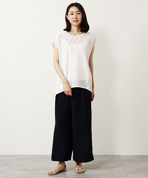 TABASA / タバサ シャツ・ブラウス | 異素材コンビブラウス | 詳細2