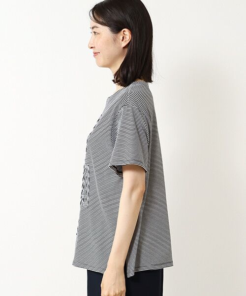 TABASA / タバサ Tシャツ | TABASA アップリケ刺繍Ｔシャツ | 詳細5