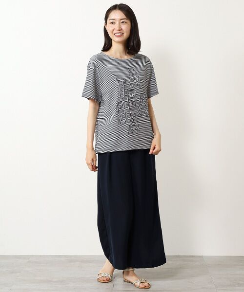 TABASA / タバサ Tシャツ | TABASA アップリケ刺繍Ｔシャツ | 詳細7
