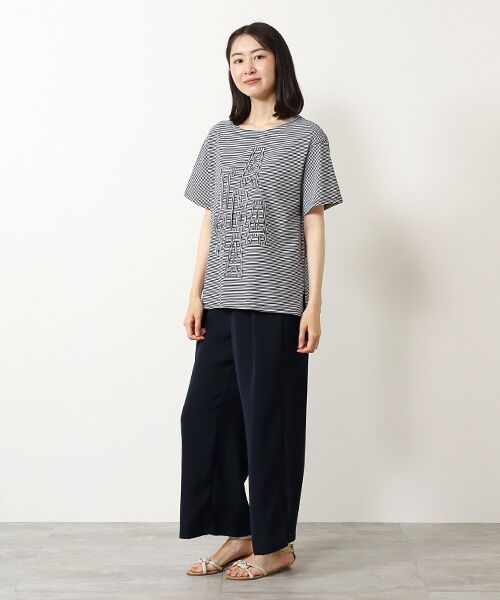 TABASA / タバサ Tシャツ | TABASA アップリケ刺繍Ｔシャツ | 詳細8