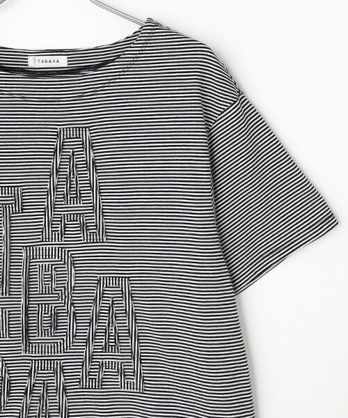 TABASA / タバサ Tシャツ | TABASA アップリケ刺繍Ｔシャツ | 詳細2