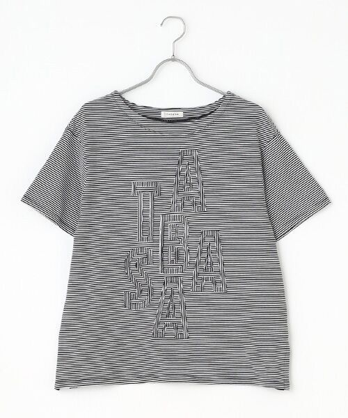 TABASA / タバサ Tシャツ | TABASA アップリケ刺繍Ｔシャツ | 詳細9