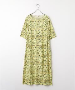 TABASA / タバサ ロング・マキシ丈ワンピース | バティックプリントワンピース