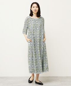 TABASA / タバサ ロング・マキシ丈ワンピース | バティックプリントワンピース