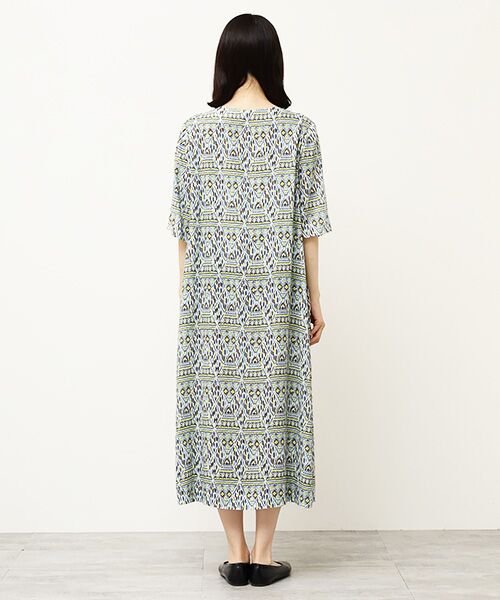 TABASA / タバサ ロング・マキシ丈ワンピース | バティックプリントワンピース | 詳細7