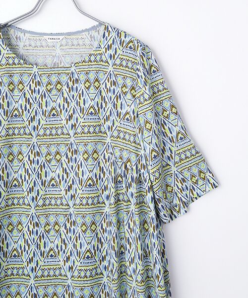 TABASA / タバサ ロング・マキシ丈ワンピース | バティックプリントワンピース | 詳細2