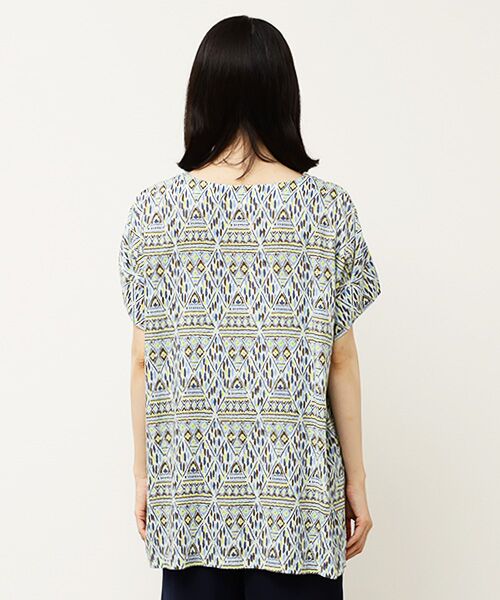 TABASA / タバサ シャツ・ブラウス | バティックプリントブラウス | 詳細9