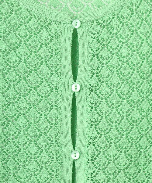 TABASA / タバサ カーディガン・ボレロ | 透かし柄ニットカーディガン | 詳細13