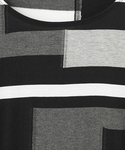 TABASA / タバサ チュニック | ブロックカットジャガードチュニック | 詳細1