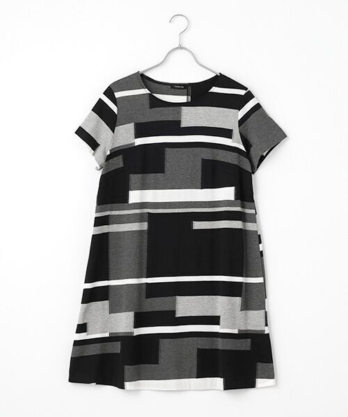 TABASA / タバサ チュニック | ブロックカットジャガードチュニック | 詳細3