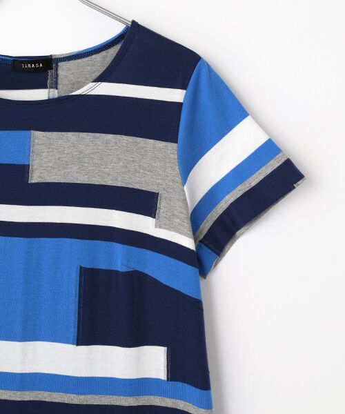 TABASA / タバサ チュニック | ブロックカットジャガードチュニック | 詳細5