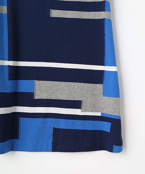 TABASA / タバサ チュニック | ブロックカットジャガードチュニック | 詳細6