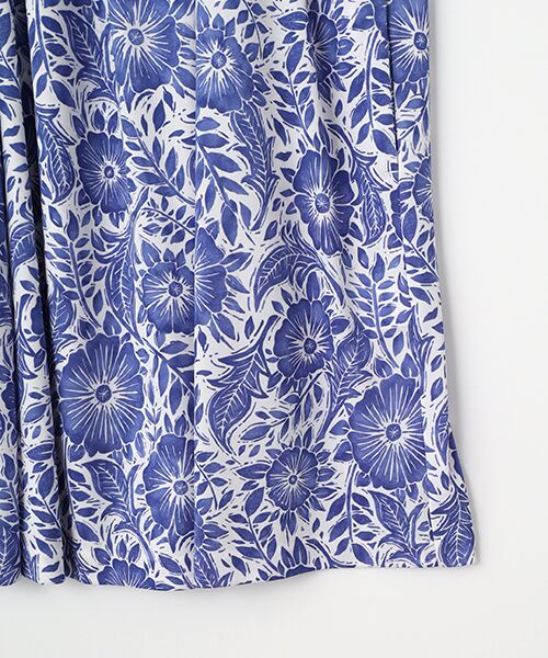 TABASA / タバサ チュニック | 版画風フラワープリントチュニック | 詳細6