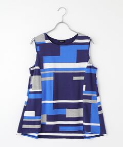 TABASA / タバサ シャツ・ブラウス | ブロックカットジャガードブラウス