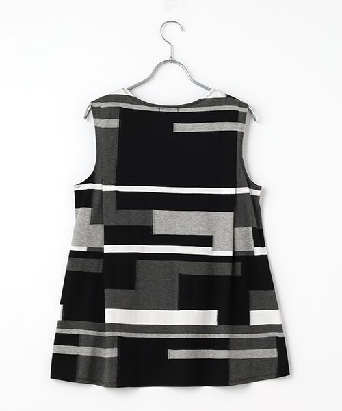 TABASA / タバサ シャツ・ブラウス | ブロックカットジャガードブラウス | 詳細1