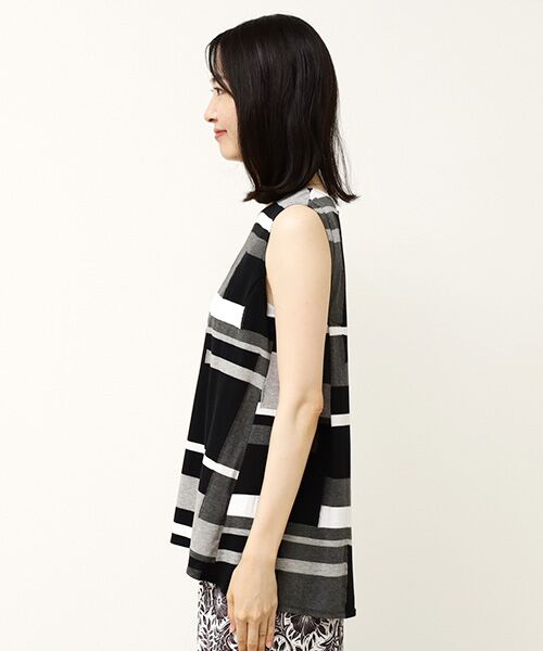 TABASA / タバサ シャツ・ブラウス | ブロックカットジャガードブラウス | 詳細5