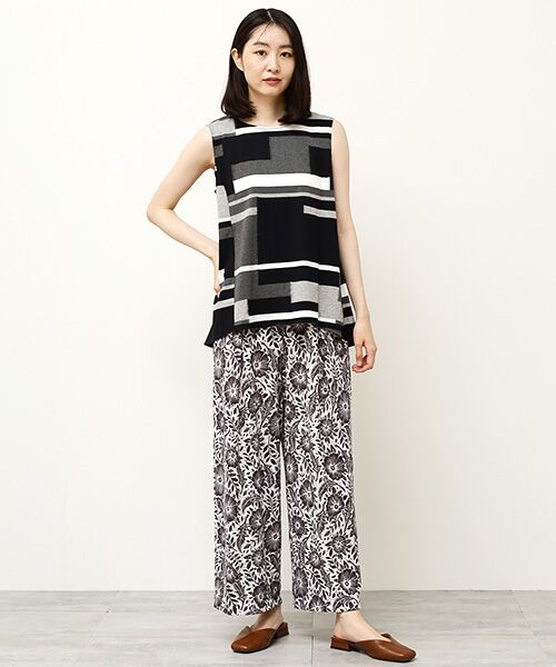 TABASA / タバサ シャツ・ブラウス | ブロックカットジャガードブラウス | 詳細8