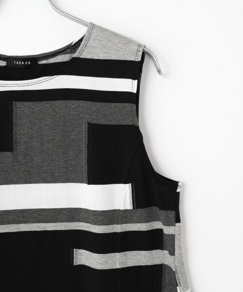 TABASA / タバサ シャツ・ブラウス | ブロックカットジャガードブラウス | 詳細2