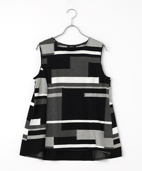 TABASA / タバサ シャツ・ブラウス | ブロックカットジャガードブラウス | 詳細9