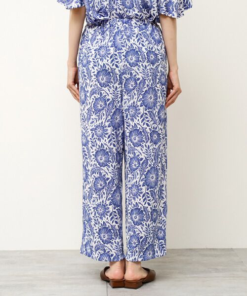 TABASA / タバサ その他パンツ | 版画風フラワープリントパンツ | 詳細10