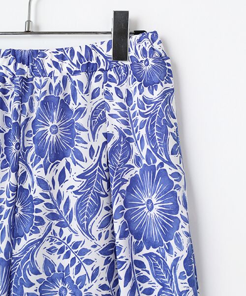 TABASA / タバサ その他パンツ | 版画風フラワープリントパンツ | 詳細5
