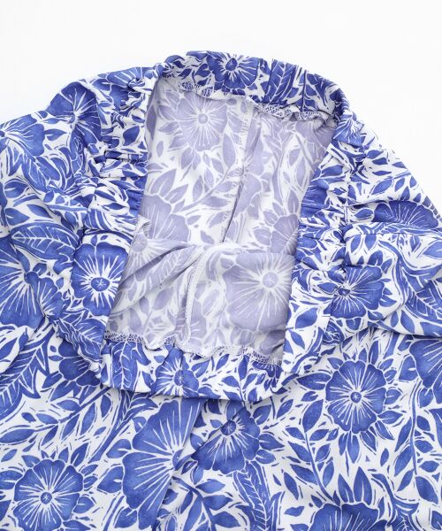 TABASA / タバサ その他パンツ | 版画風フラワープリントパンツ | 詳細7