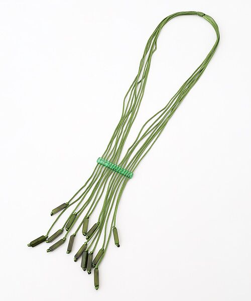 TABASA / タバサ ネックレス・ペンダント・チョーカー | ☆フリンジネックレス（グリーン）