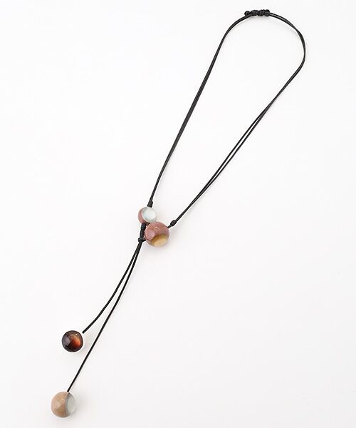 TABASA / タバサ ネックレス・ペンダント・チョーカー | ☆ボールビーズネックレス（ベージュ系）