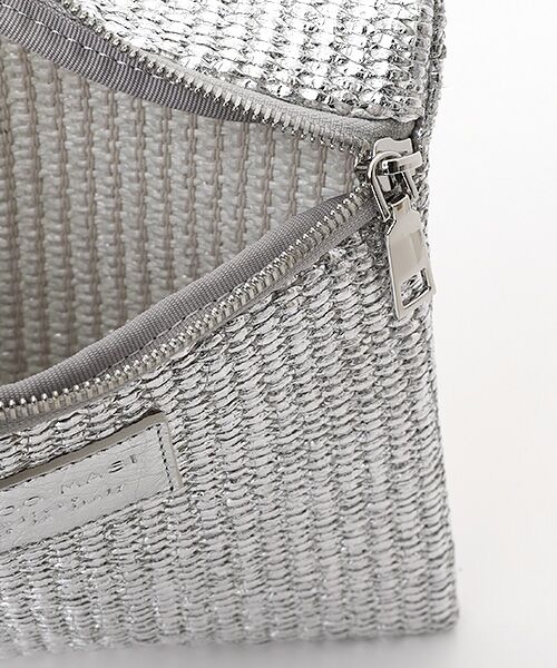 TABASA / タバサ ハンドバッグ | ☆かご編みシルバーバッグ | 詳細10