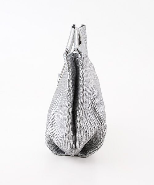 TABASA / タバサ ハンドバッグ | ☆かご編みシルバーバッグ | 詳細2