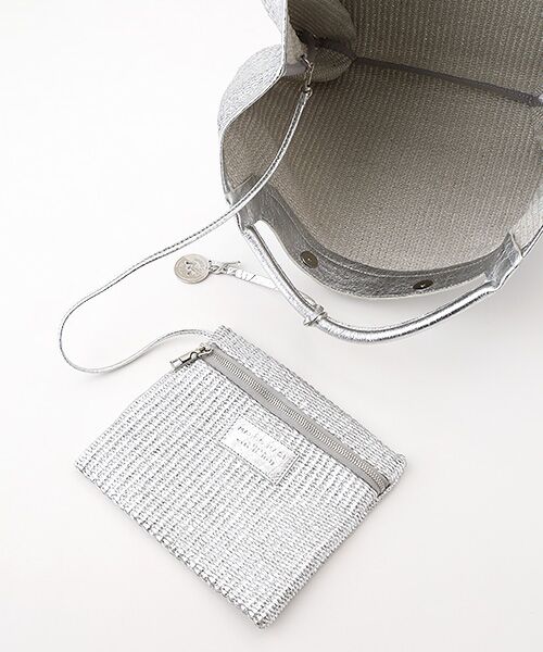TABASA / タバサ ハンドバッグ | ☆かご編みシルバーバッグ | 詳細6