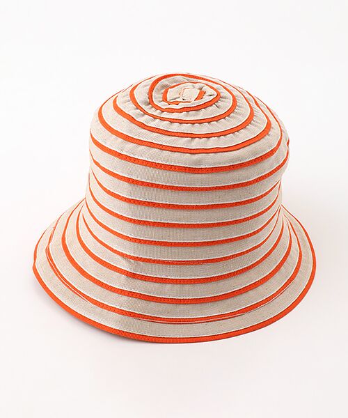 TABASA / タバサ ハット | ☆ボーダークロッシェ（ベージュ）