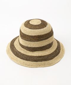 TABASA / タバサ ハット | ☆ラフィアボーダーハット
