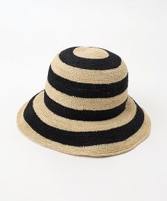 TABASA / タバサ ハット | ☆ラフィアボーダーハット