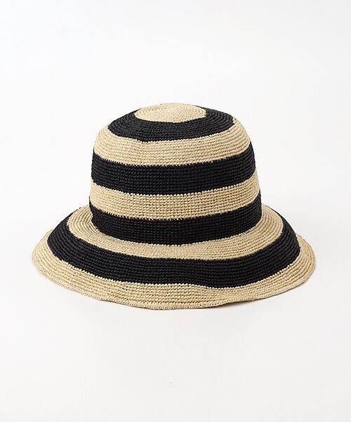 TABASA / タバサ ハット | ☆ラフィアボーダーハット | 詳細2