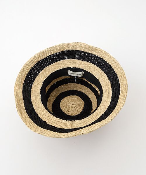 TABASA / タバサ ハット | ☆ラフィアボーダーハット | 詳細3