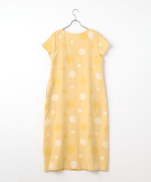 TABASA / タバサ ロング・マキシ丈ワンピース | コットン/リネン×ドットジャガードワンピース | 詳細1