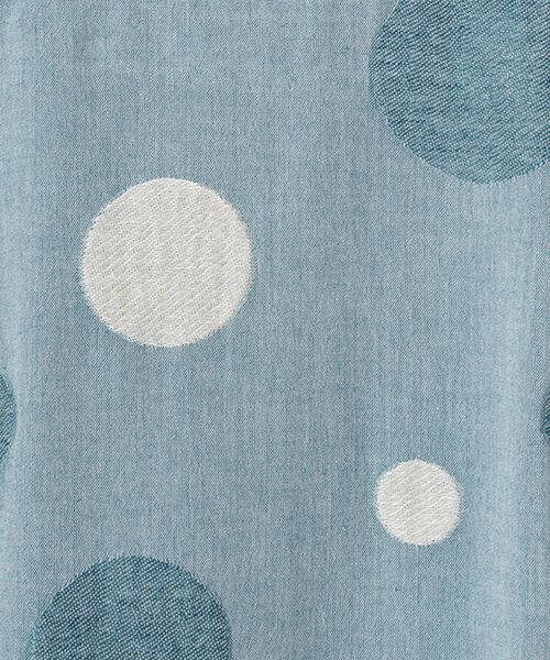 TABASA / タバサ ロング・マキシ丈ワンピース | コットン/リネン×ドットジャガードワンピース | 詳細7