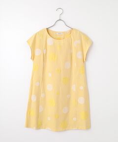 TABASA / タバサ チュニック | コットン/リネン×ドットジャガードチュニック