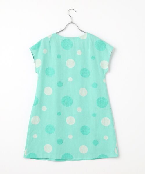 TABASA / タバサ チュニック | コットン/リネン×ドットジャガードチュニック | 詳細2