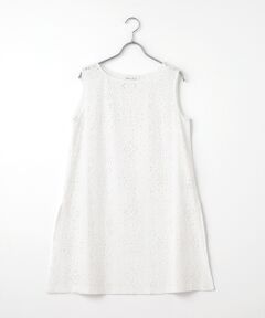 TABASA / タバサ チュニック | コットンローン×カットワーク刺繍チュニック