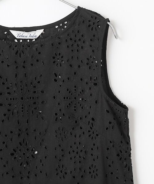 TABASA / タバサ チュニック | コットンローン×カットワーク刺繍チュニック | 詳細2