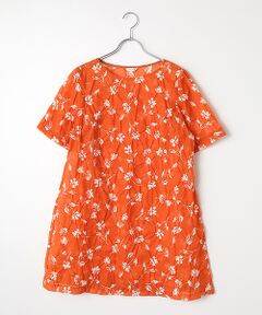 TABASA / タバサ チュニック | シャドーフラワー リップルプリント チュニック